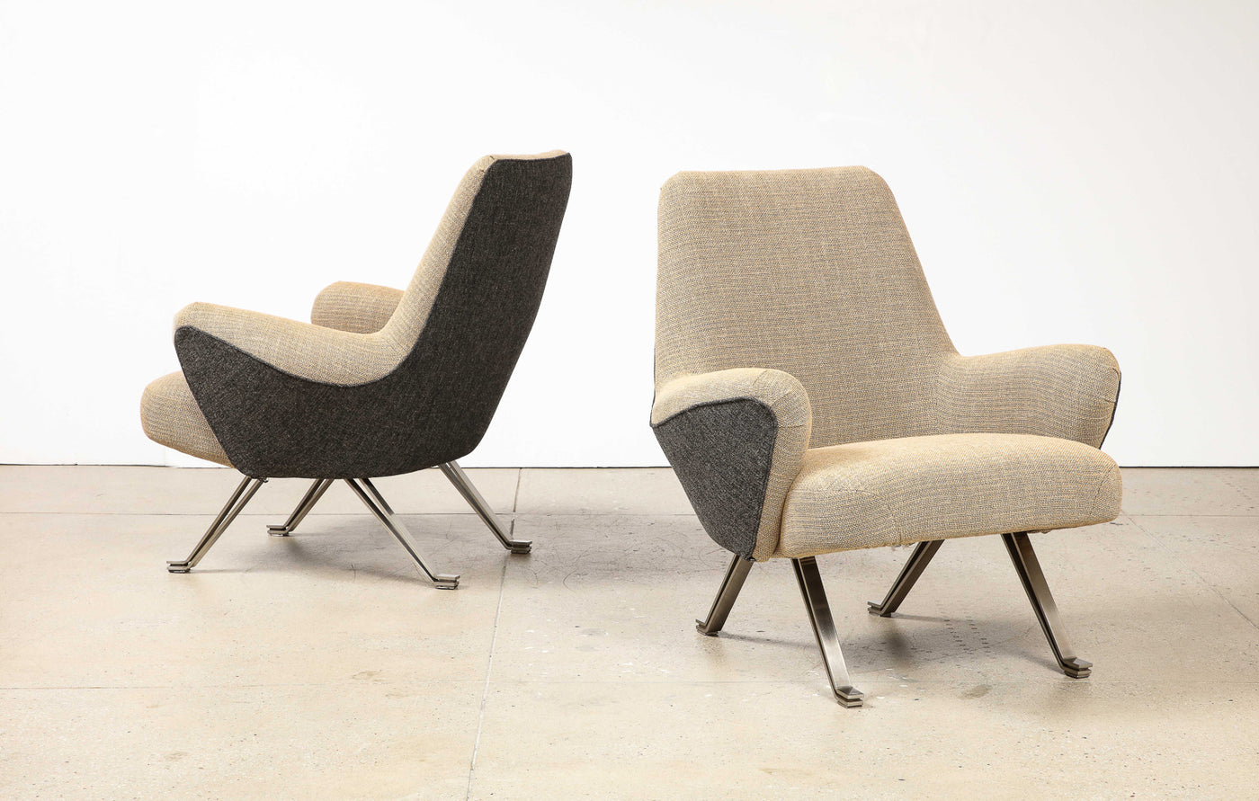 Pair of Lounge Chairs by Gianni Moscatelli for Formanova
