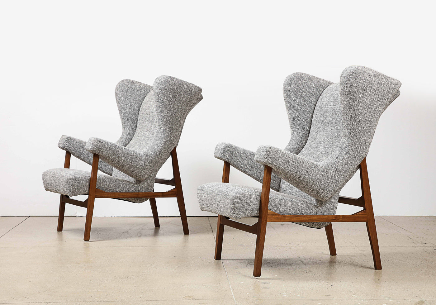 Pair of Fiorenza Lounge Chairs by Franco Albini for Arflex