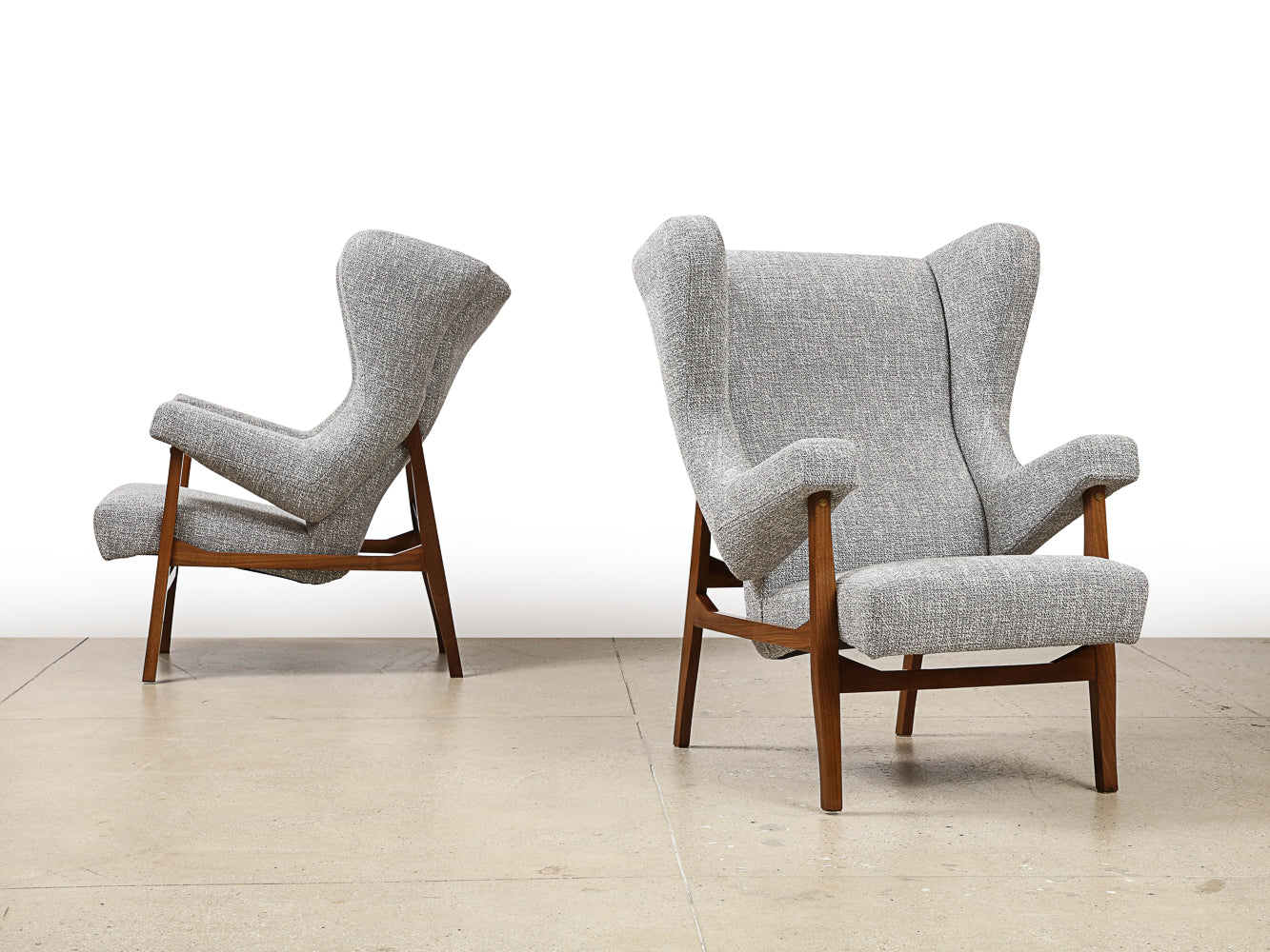 Pair of Fiorenza Lounge Chairs by Franco Albini for Arflex