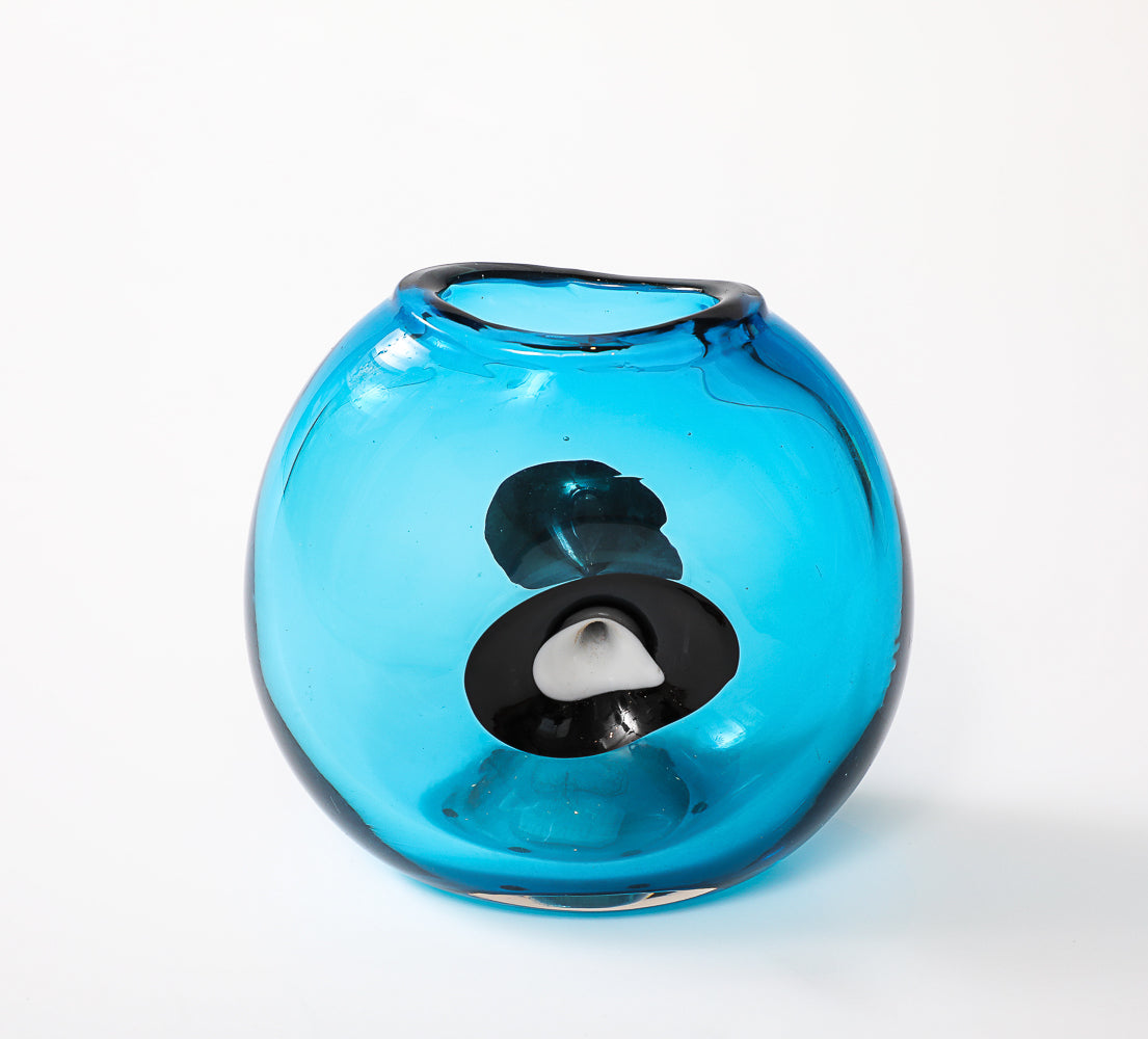 Hand Blown Glass Vase by Fulvio Bianconi