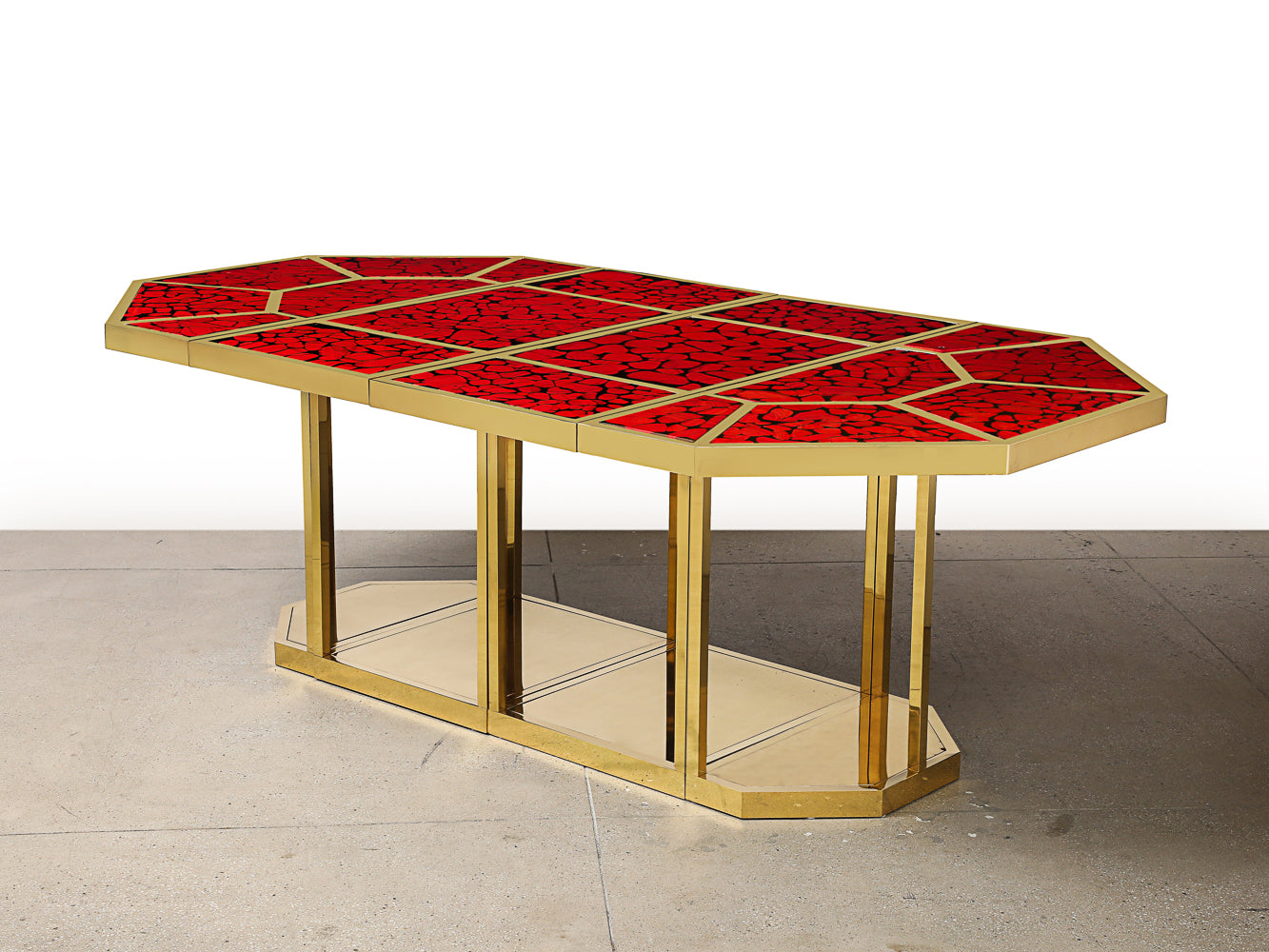 Four Hands, "Puzzle" Dining Table by Gabriella Crespi & Franco Deboni