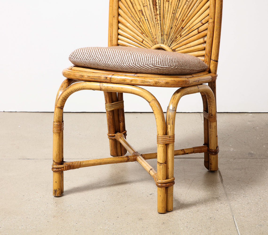 Pa Rising Sun Chair Set of 4 Rising Sun Dining Chairs by Gabriella Crespi – Donzella LTD.