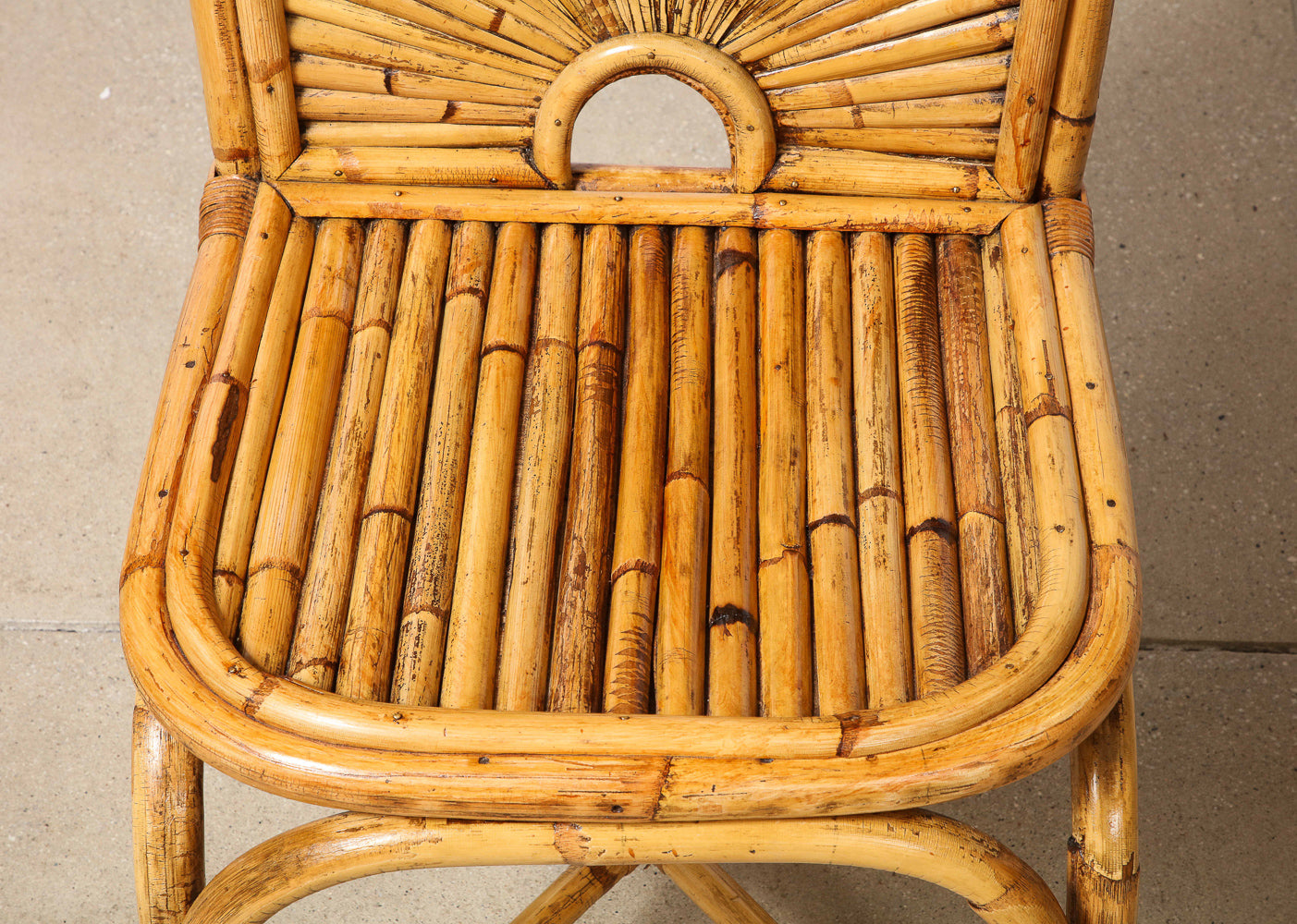 Pa Rising Sun Chair Set of 4 Rising Sun Dining Chairs by Gabriella Crespi – Donzella LTD.