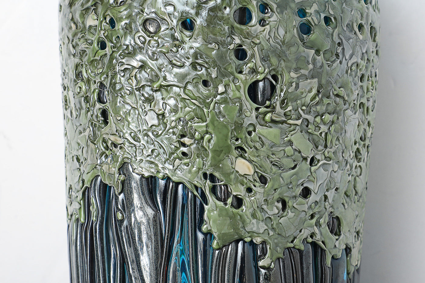 Unique Blown Glass Vase by Galliano Ferro – Donzella LTD.