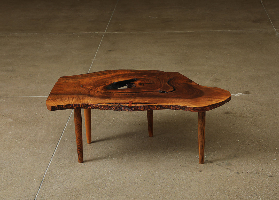 English Walnut Slab Coffee Table by George Nakashima – Donzella LTD.