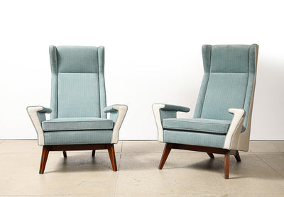 Rare Pair of Armchairs by Gino Levi-Montalcini