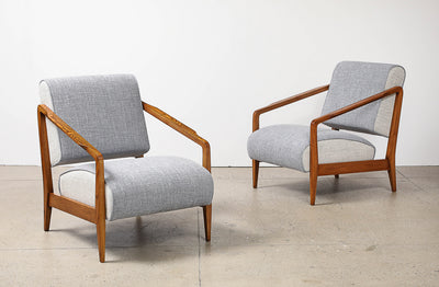 Rare Lounge Chairs by Gio Ponti