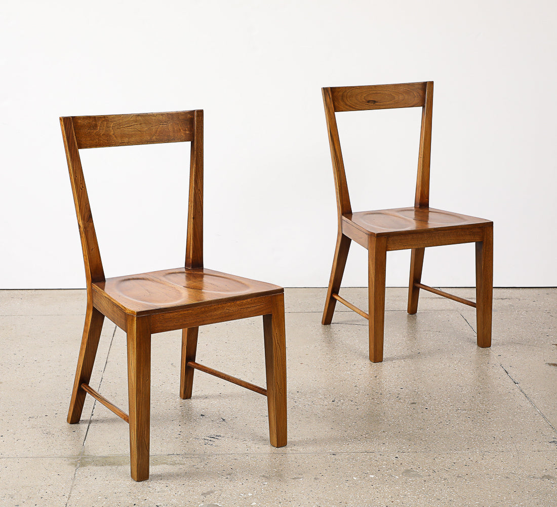 Rare Livia Variant Side Chairs by Gio Ponti