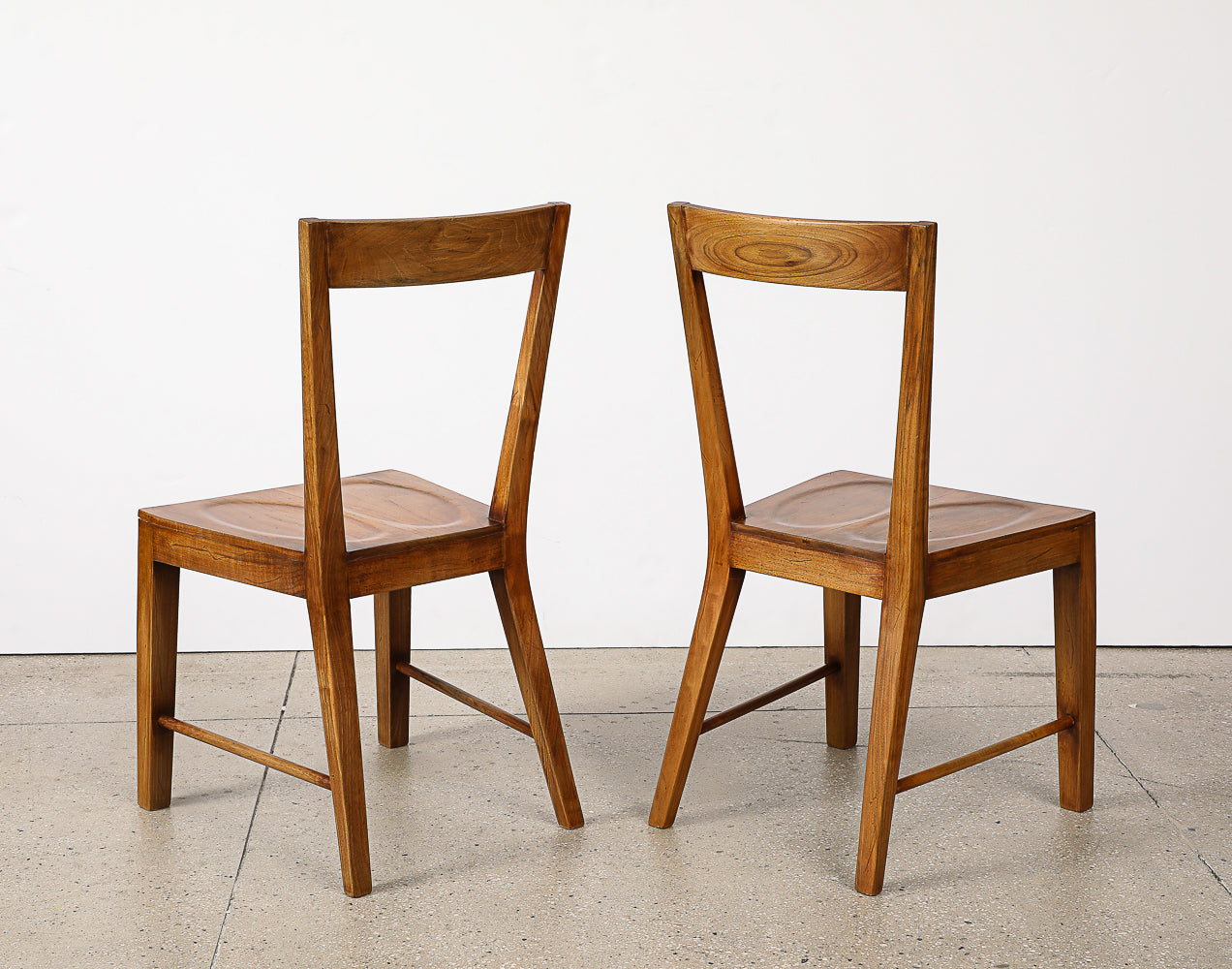 Rare Livia Variant Side Chairs by Gio Ponti