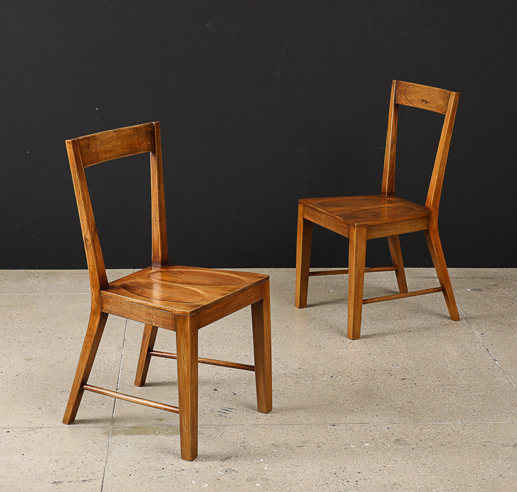 Rare Livia Variant Side Chairs by Gio Ponti