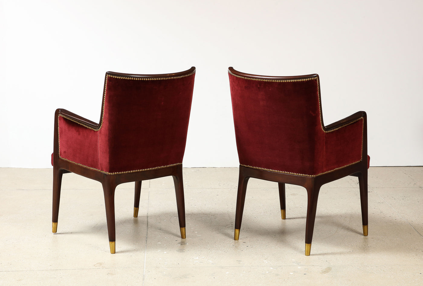 Pair of No. 504 Chairs by Gio Ponti