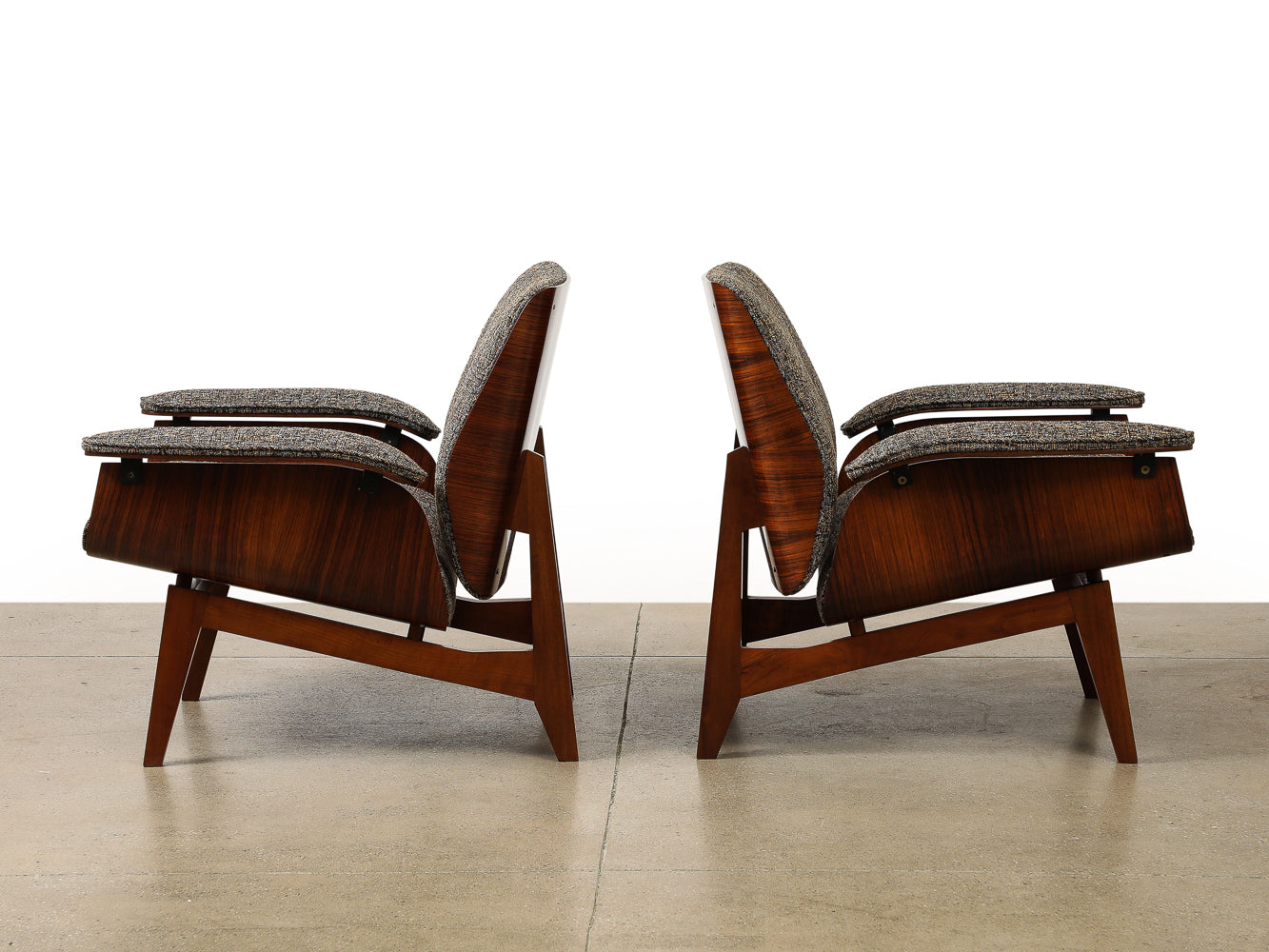 Pair of Lounge Chairs by Ico Parisi for MIM