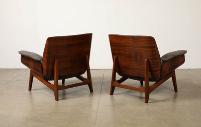 Pair of Lounge Chairs by Ico Parisi for MIM