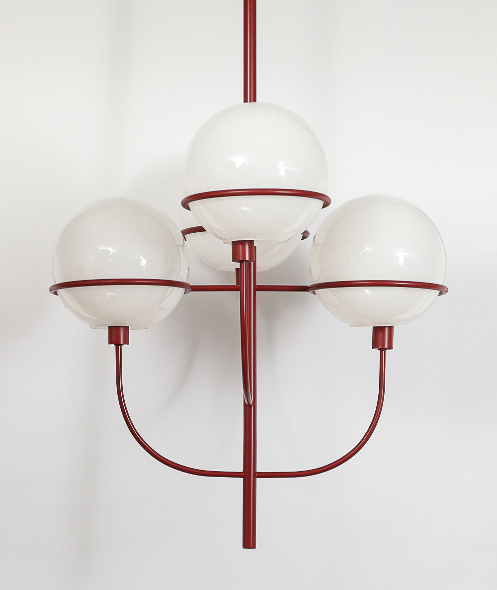 Rare 4 Light Chandelier by Ico Parisi