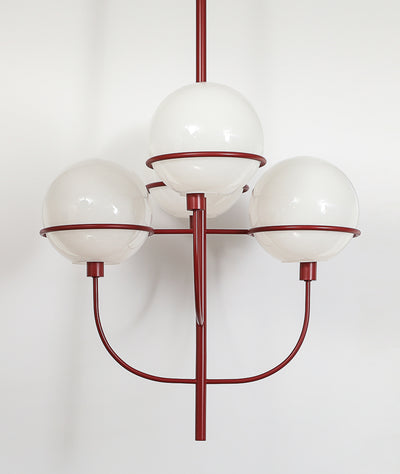 Rare 4 Light Chandelier by Ico Parisi