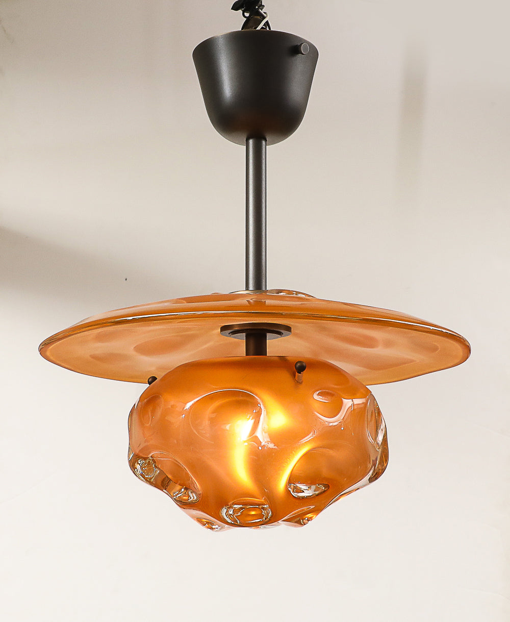 Morel Lantern Tangerine by Lorin Silverman