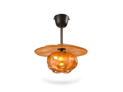 Morel Lantern Tangerine by Lorin Silverman