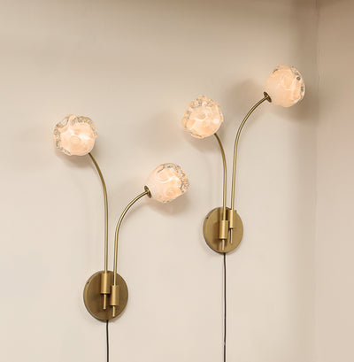 Pair of Morel Sconces by Lorin Silverman