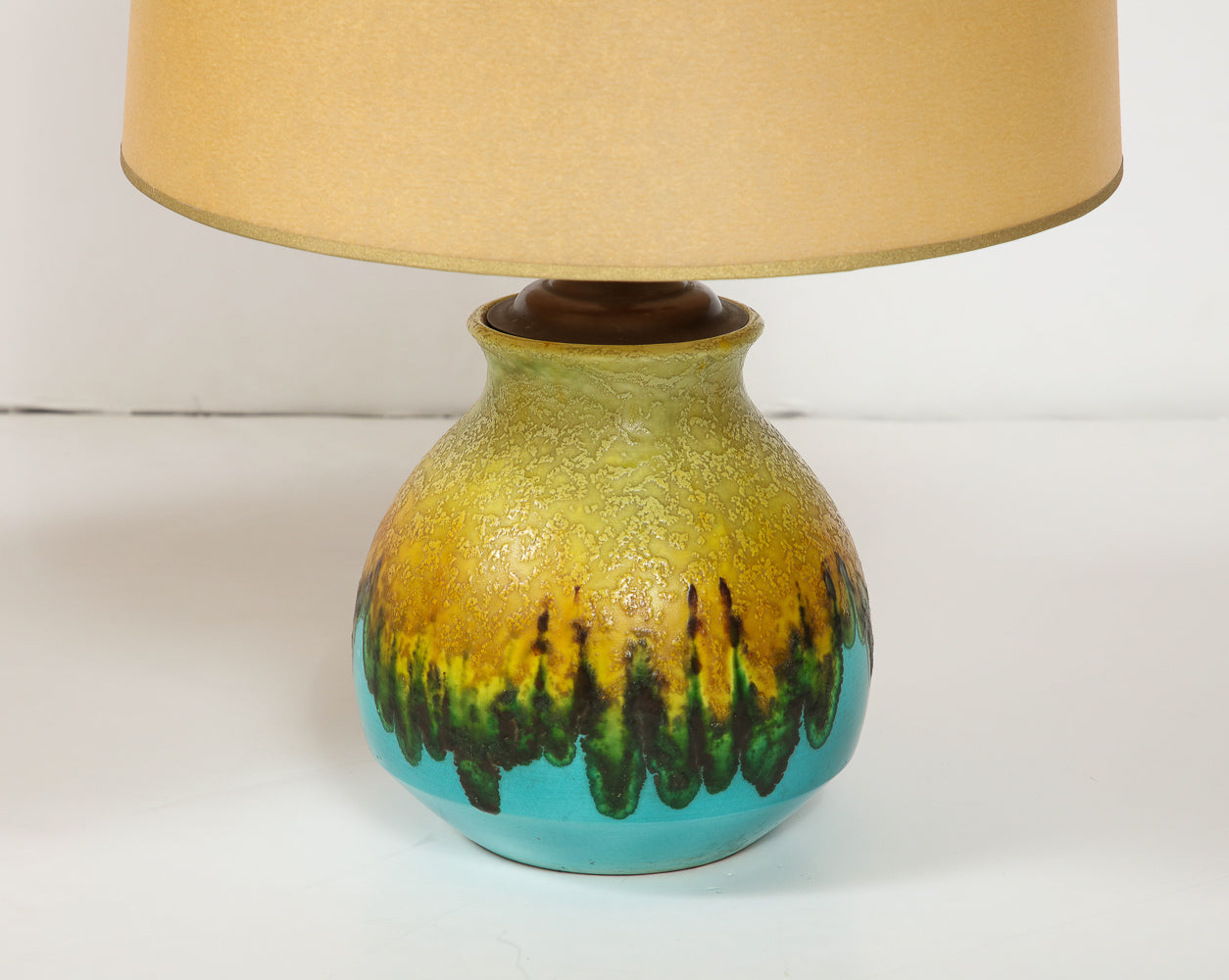 Pair of Ceramic Table Lamps by Marcello Fantoni