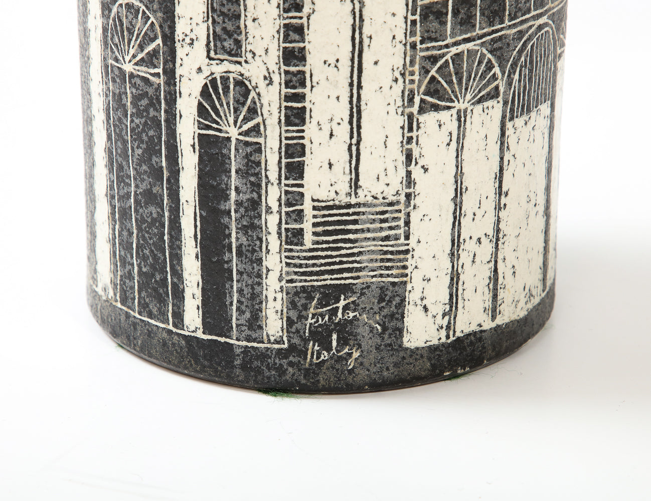 Tall Ceramic Vase by Marcello Fantoni