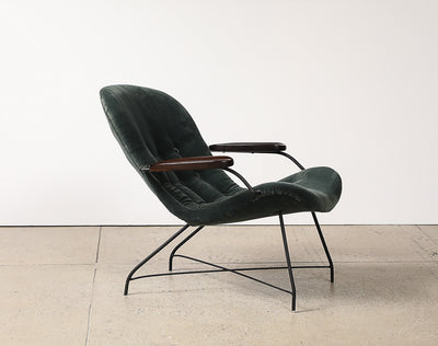 Sculptural Lounge Chair by Martin Eisler & Carlo Hauner