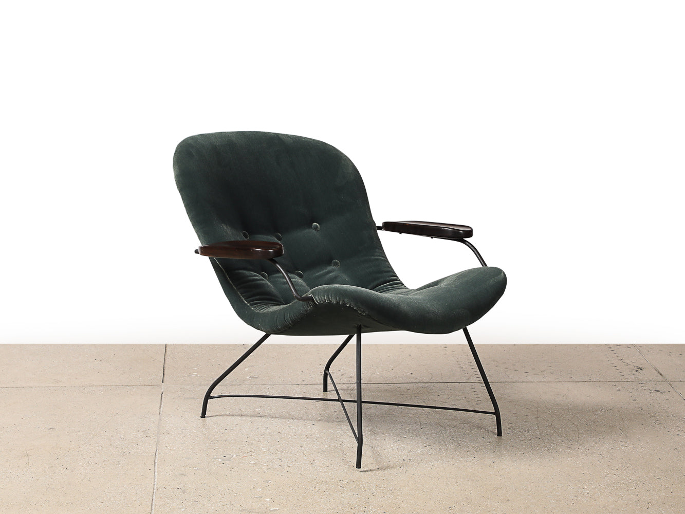 Sculptural Lounge Chair by Martin Eisler & Carlo Hauner