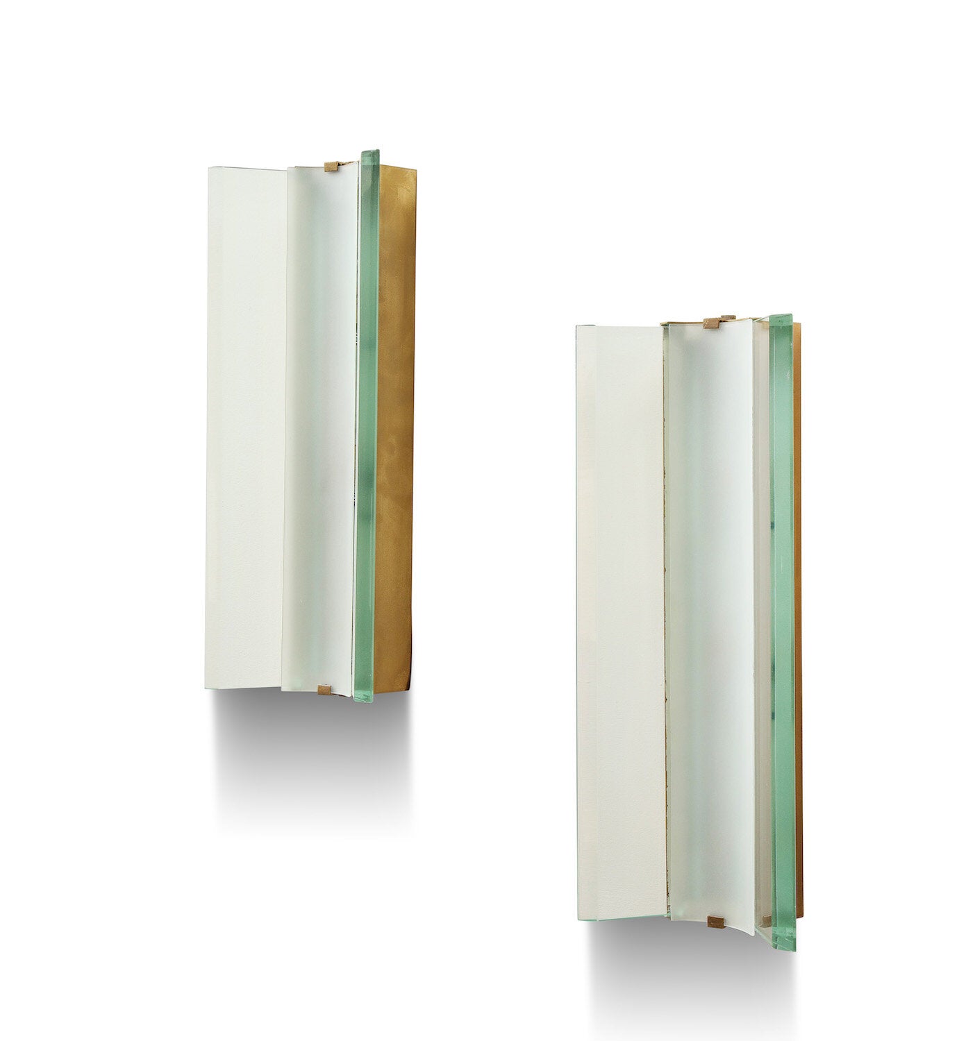No. 2052, Rare Pair of Sconces by Max Ingrand for Fontana Arte