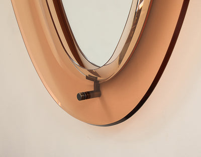 Ovoid Mirror by Max Ingrand for Fontana Arte