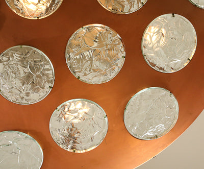 Large-Scale Saucer Pendant by Max Ingrand for Fontana Arte