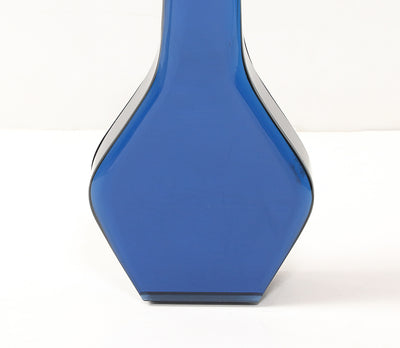 Rare Colored Glass Vase, Model No. 2122 by Max Ingrand for Fontana Arte