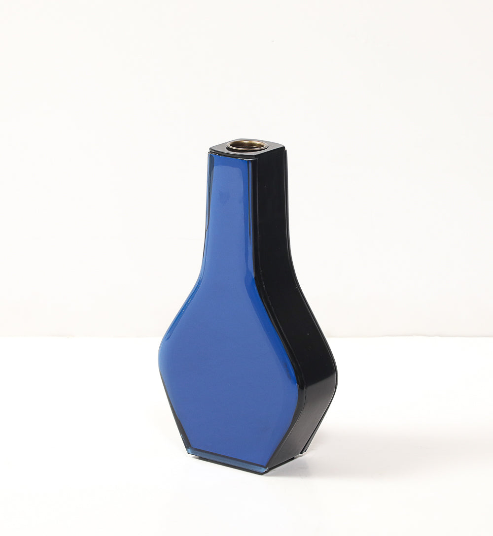 Rare Colored Glass Vase, Model No. 2122 by Max Ingrand for Fontana Arte