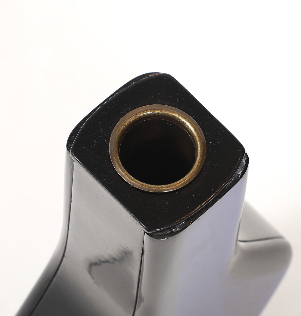 Rare Colored Glass Vase, Model No. 2122 by Max Ingrand for Fontana Arte