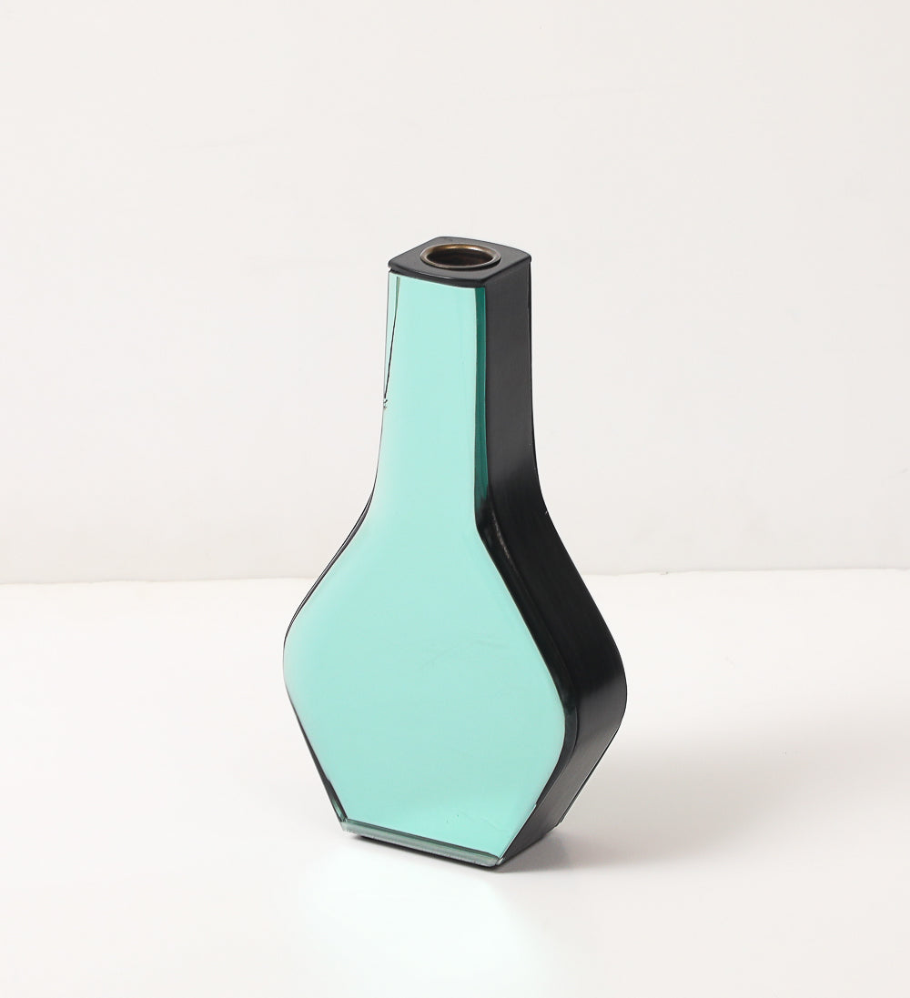 Rare Colored Glass Vase, Model No. 2122 by Max Ingrand for Fontana Arte