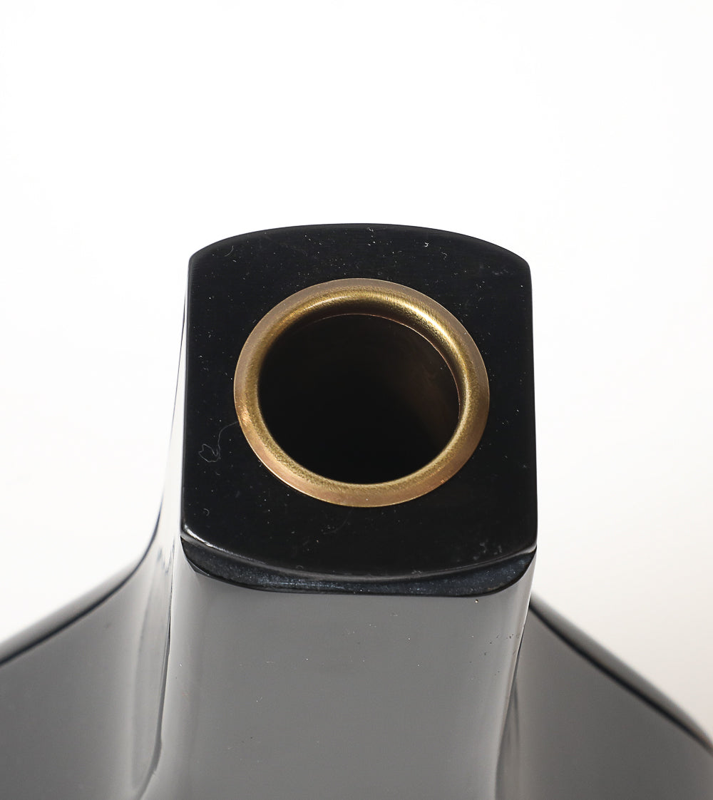 Rare Colored Glass Vase, Model No. 2122 by Max Ingrand for Fontana Arte