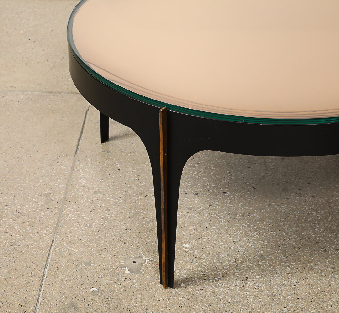 Model 1744, Circular Cocktail Table by Max Ingrand for Fontana Arte