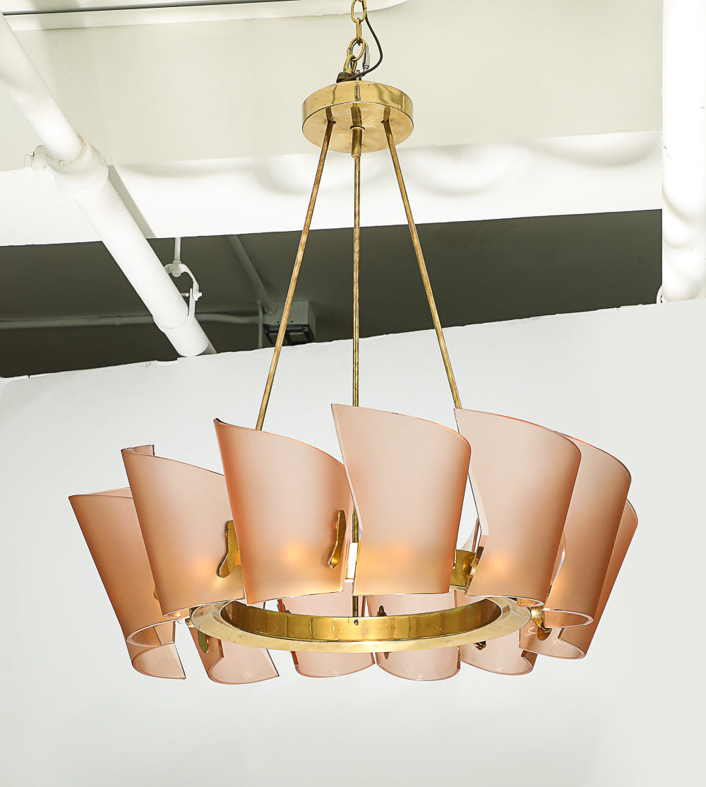 Rare Ceiling Fixture by Max Ingrand for Fontana Arte