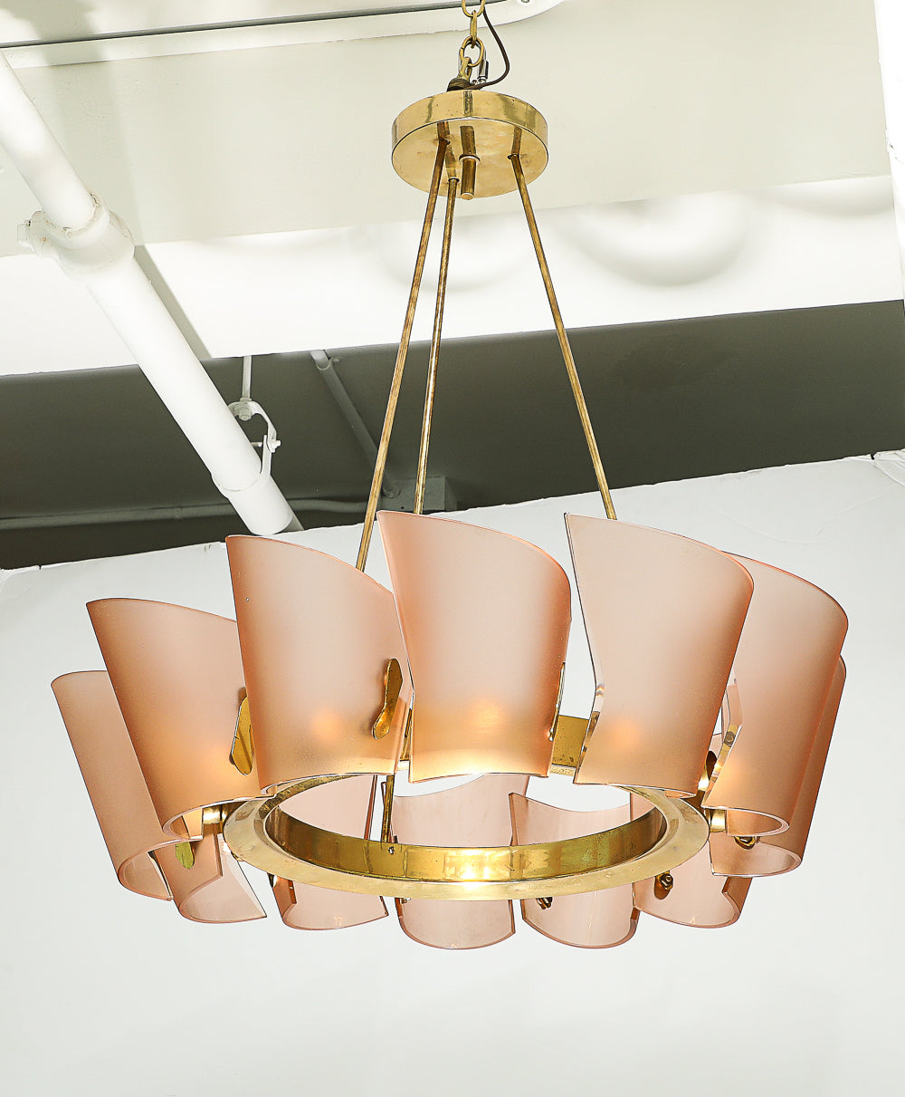 Rare Ceiling Fixture by Max Ingrand for Fontana Arte