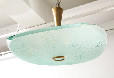 Rare Ceiling Light No. 2067 by Max Ingrand for Fontana Arte