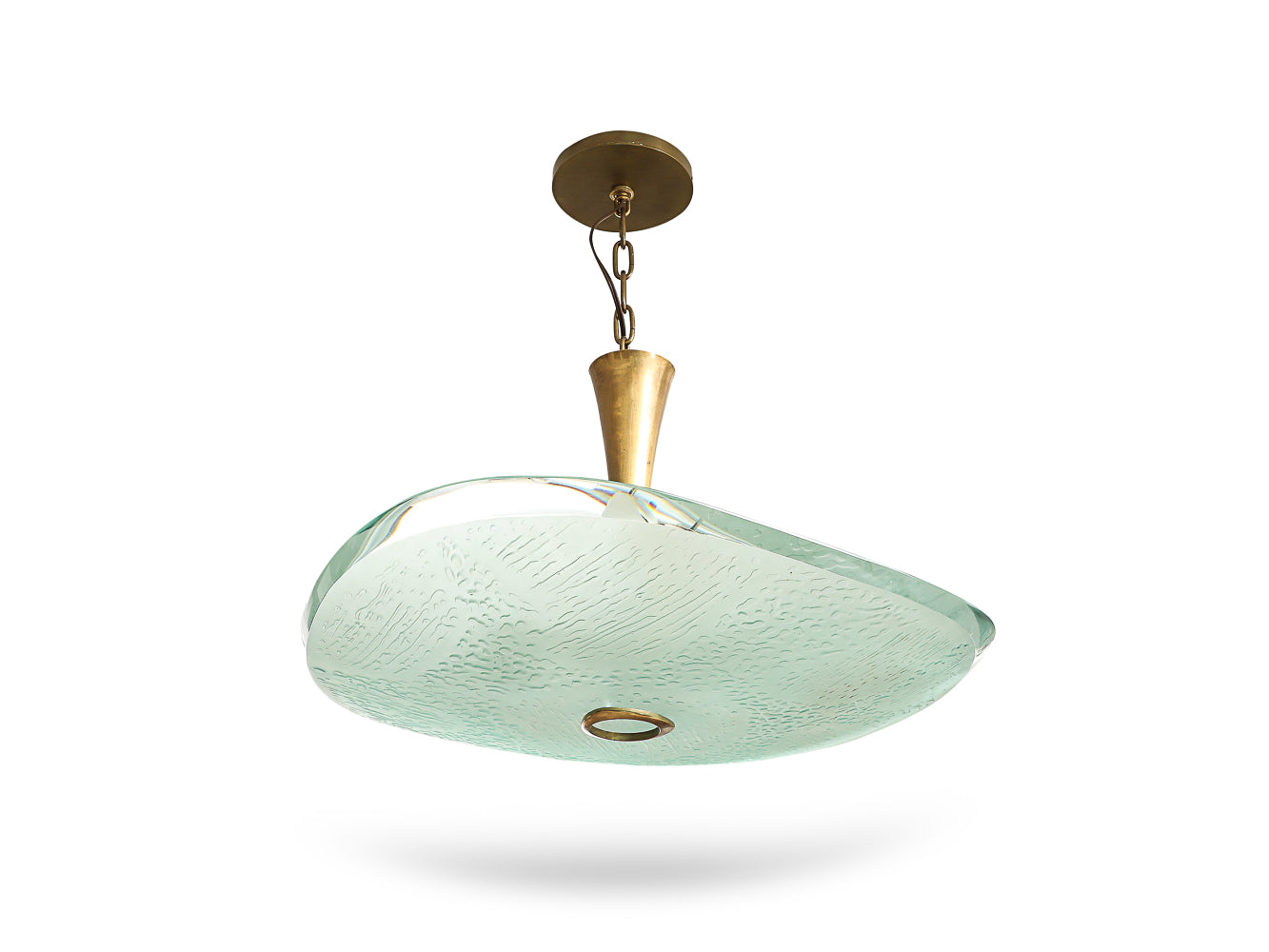 Rare Ceiling Light No. 2067 by Max Ingrand for Fontana Arte