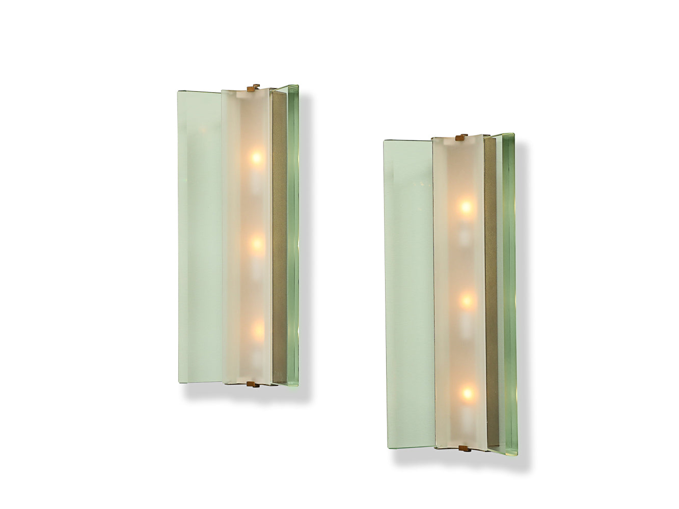 No. 2052 Wall Lights by Max Ingrand for Fontana Arte