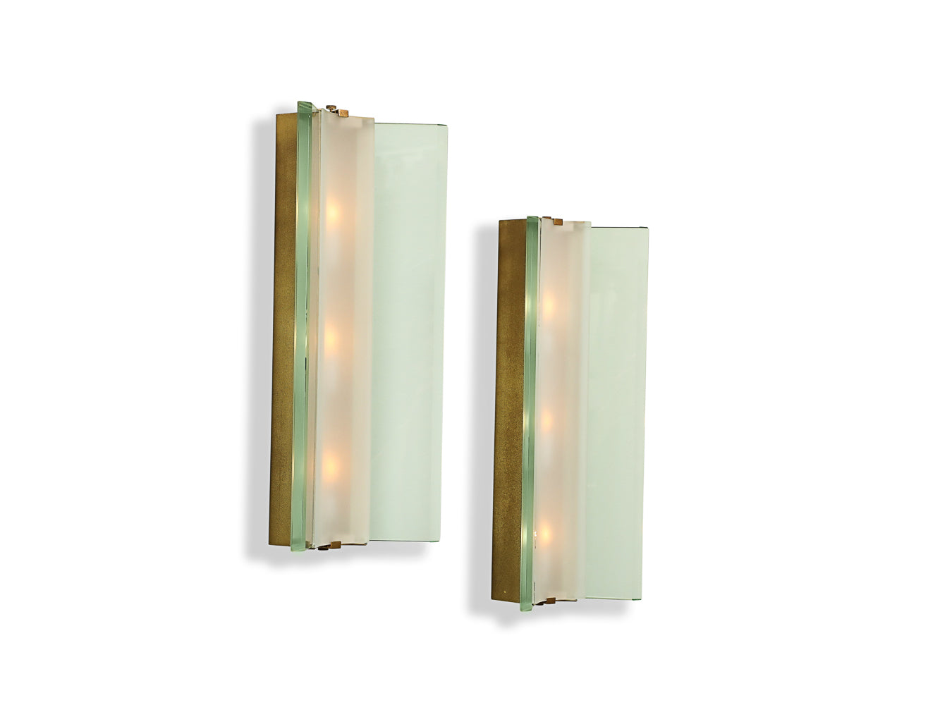 No. 2052 Wall Lights by Max Ingrand for Fontana Arte