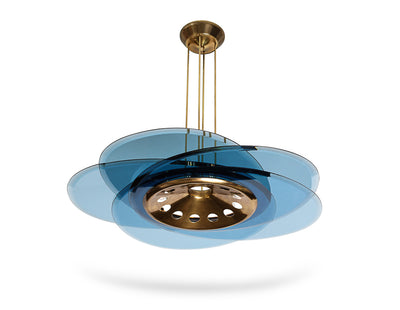 Rare 12-Light Chandelier by Max Ingrand for Fontana Arte