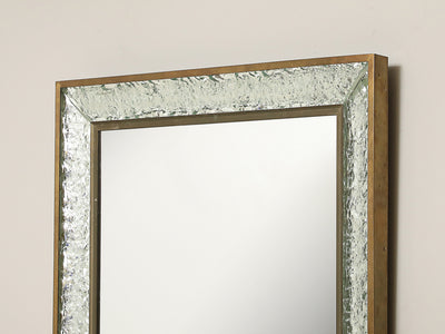 Rare Wall Mirror by Max Ingrand for Fontana Arte