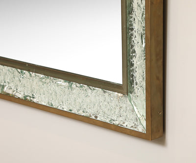 Rare Wall Mirror by Max Ingrand for Fontana Arte