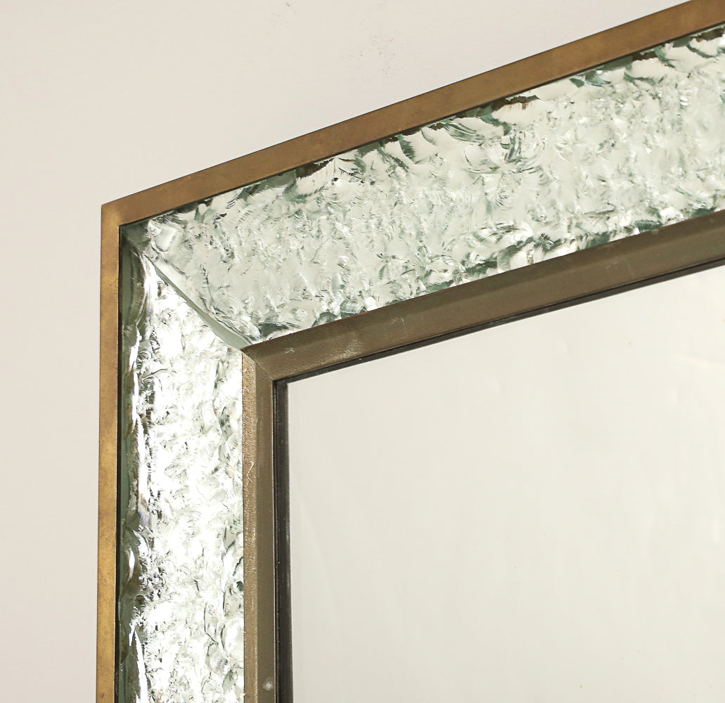 Rare Wall Mirror by Max Ingrand for Fontana Arte