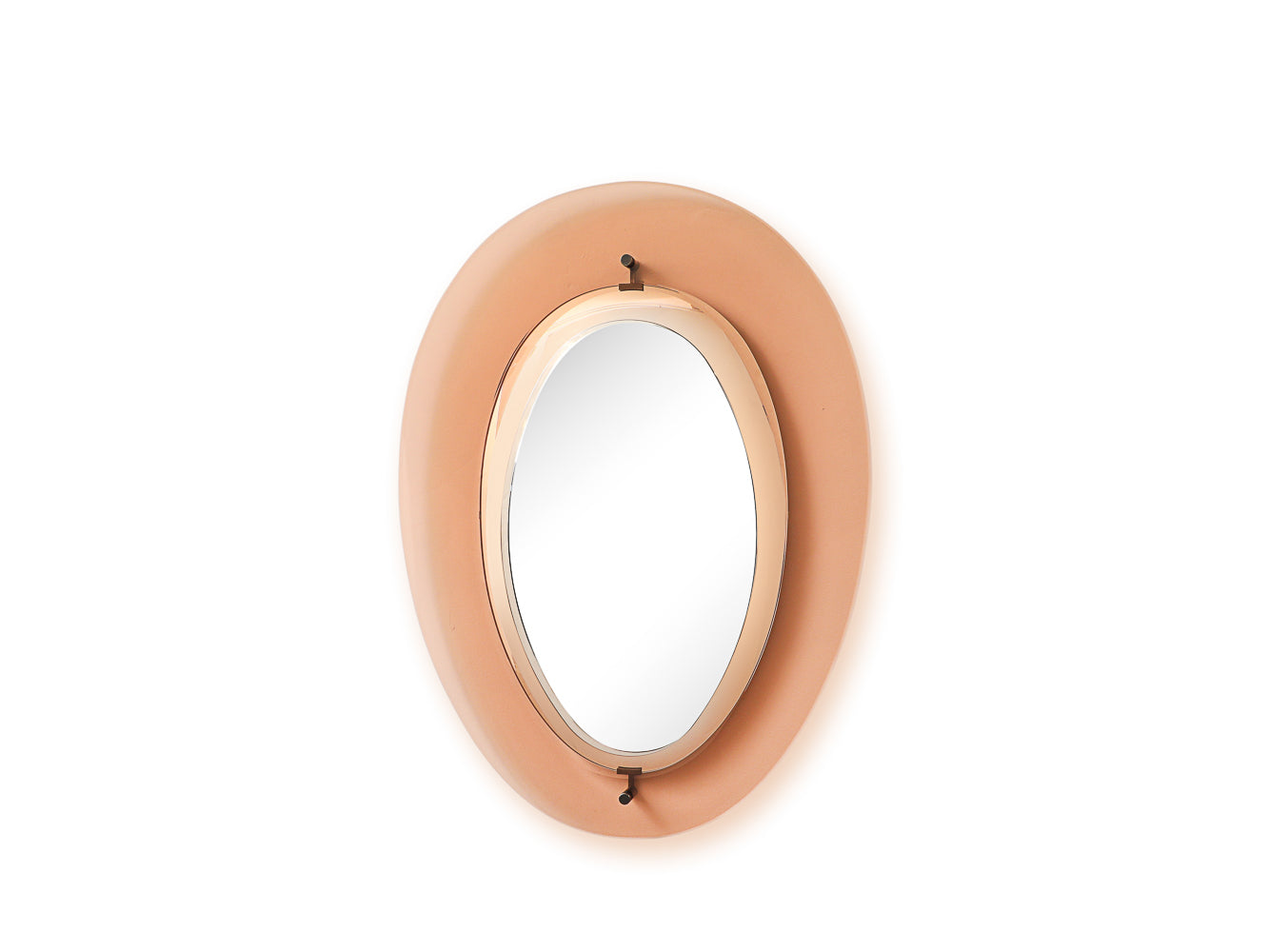 Ovoid Mirror by Max Ingrand for Fontana Arte