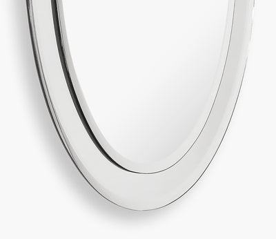 Oval Wall Mirror by Fontana Arte