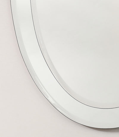 Oval Wall Mirror by Fontana Arte