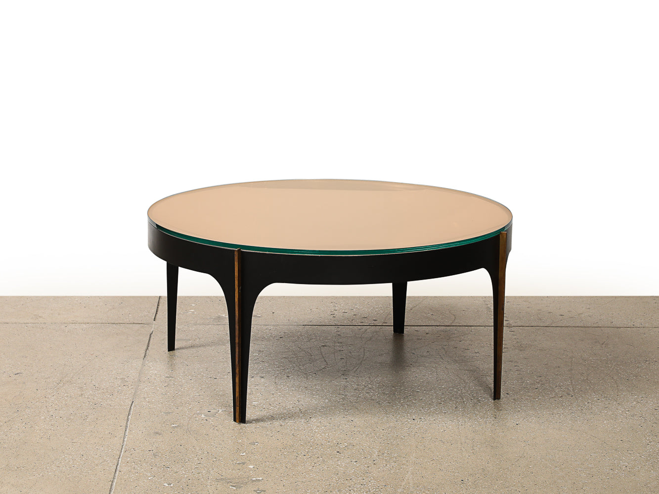 Model 1744, Circular Cocktail Table by Max Ingrand for Fontana Arte