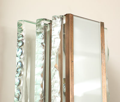 No. 2439, Rare Pair of Sconces by Max Ingrand for Fontana Arte
